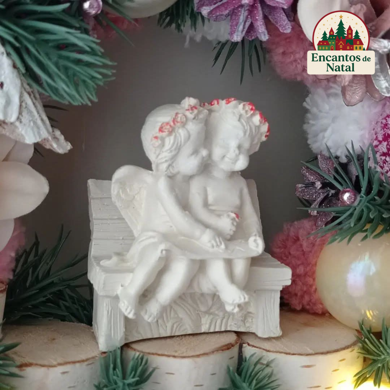 Guirlanda de Natal Luxo com LED – 65cm