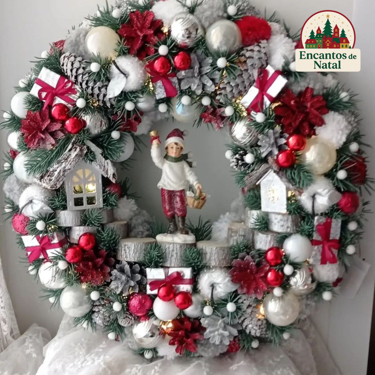 Guirlanda de Natal Luxo – 65cm