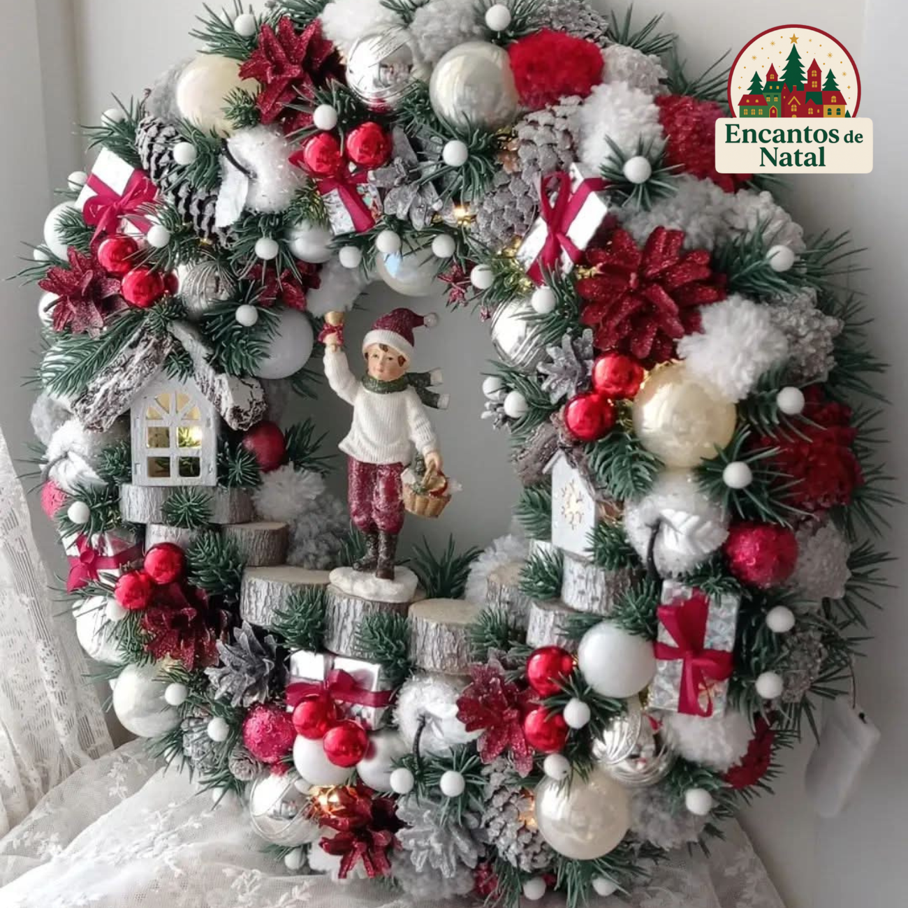 Guirlanda de Natal Luxo – 65cm