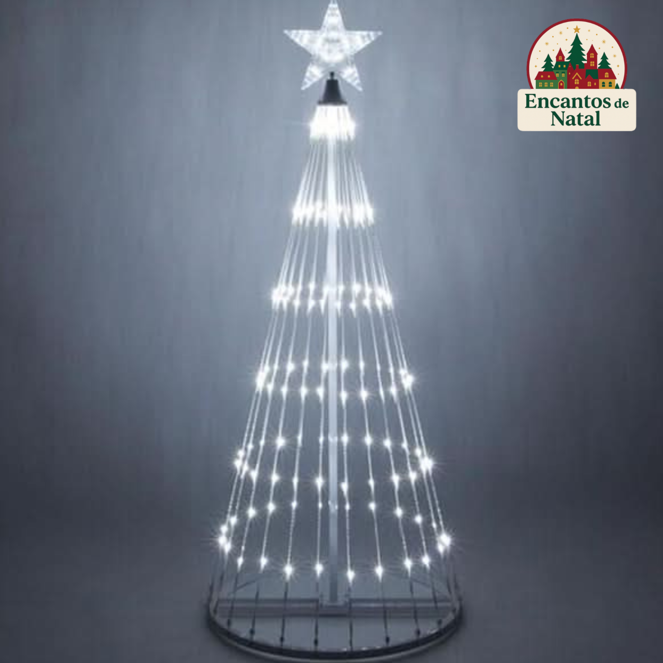 Rede de LED para Árvore de Natal – Brilho Uniforme e Praticidade