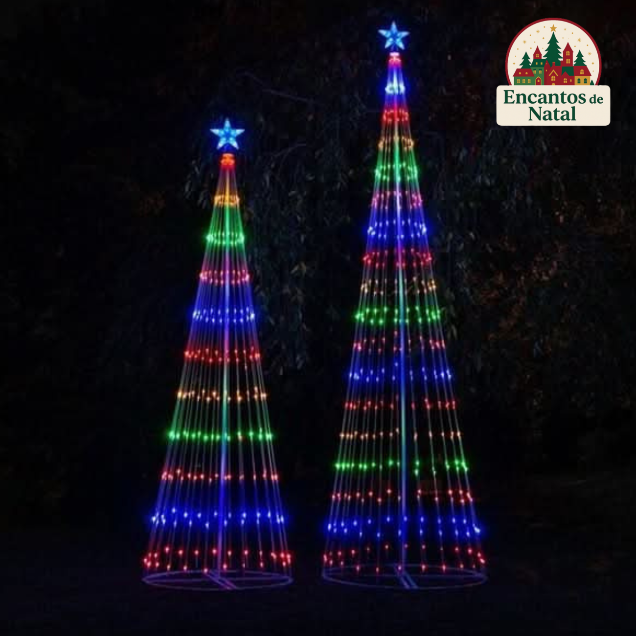 Rede de LED para Árvore de Natal – Brilho Uniforme e Praticidade