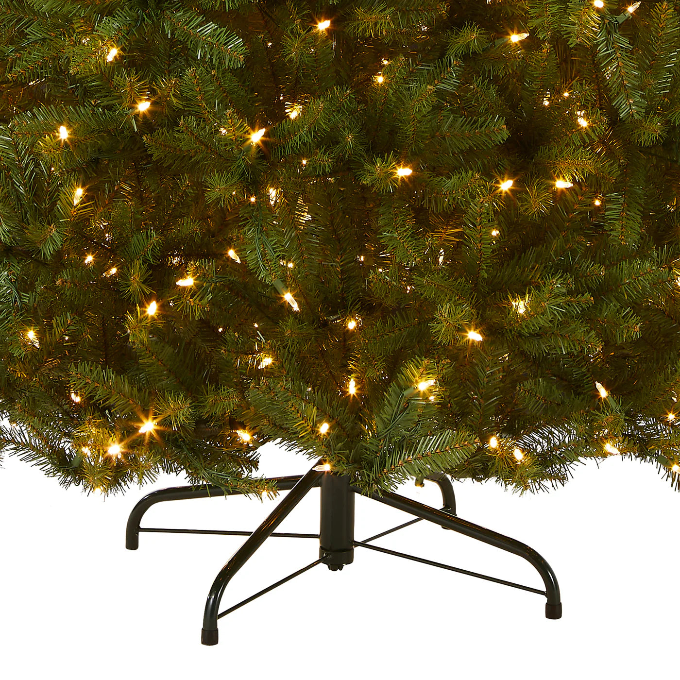 Árvore de Natal Verde Imperial Pine com Galhos Articulados, Suporte Metálico e Micro LEDs Embutidos