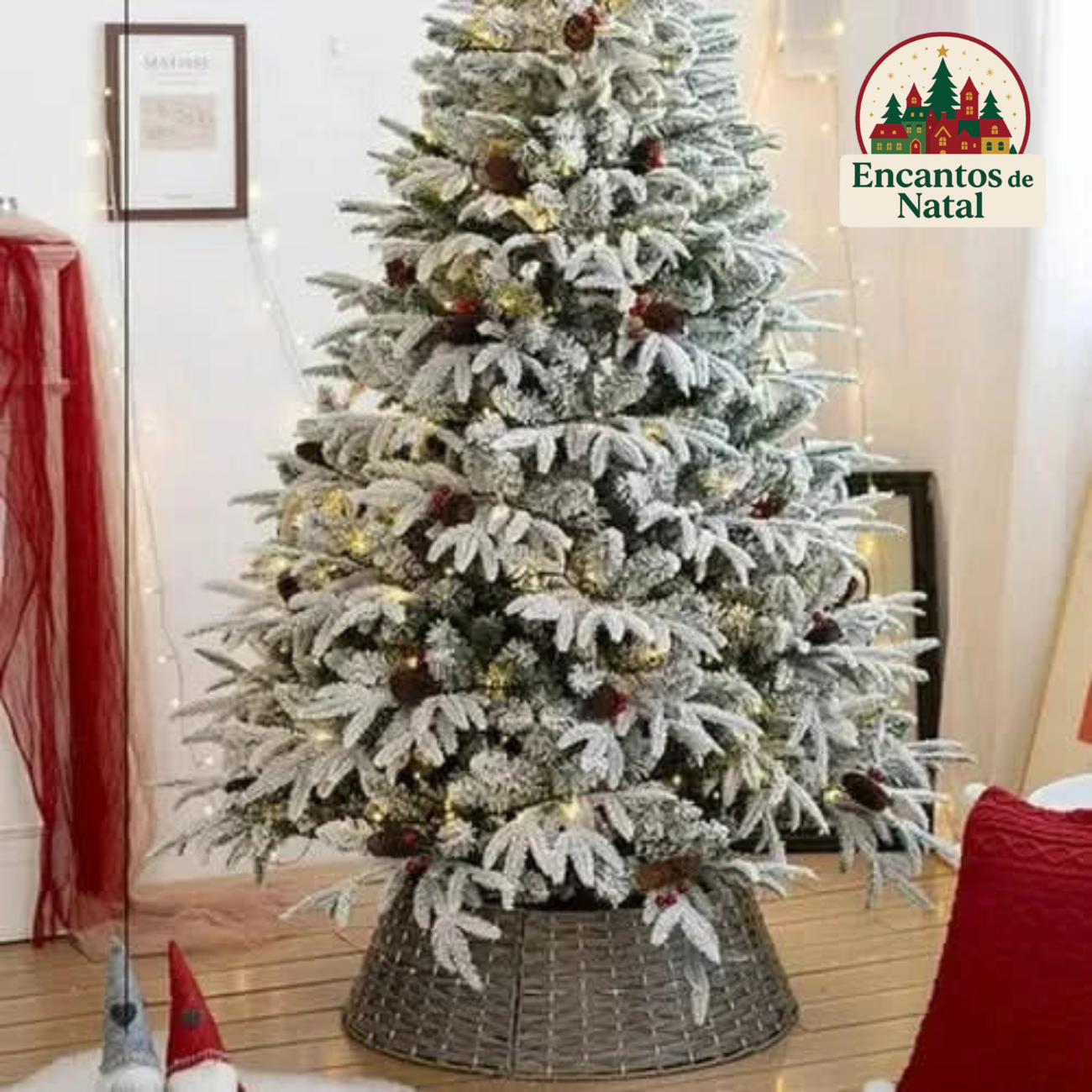 Saia Rígida Para Arvore De Natal Tamanho: 48x60x24cm