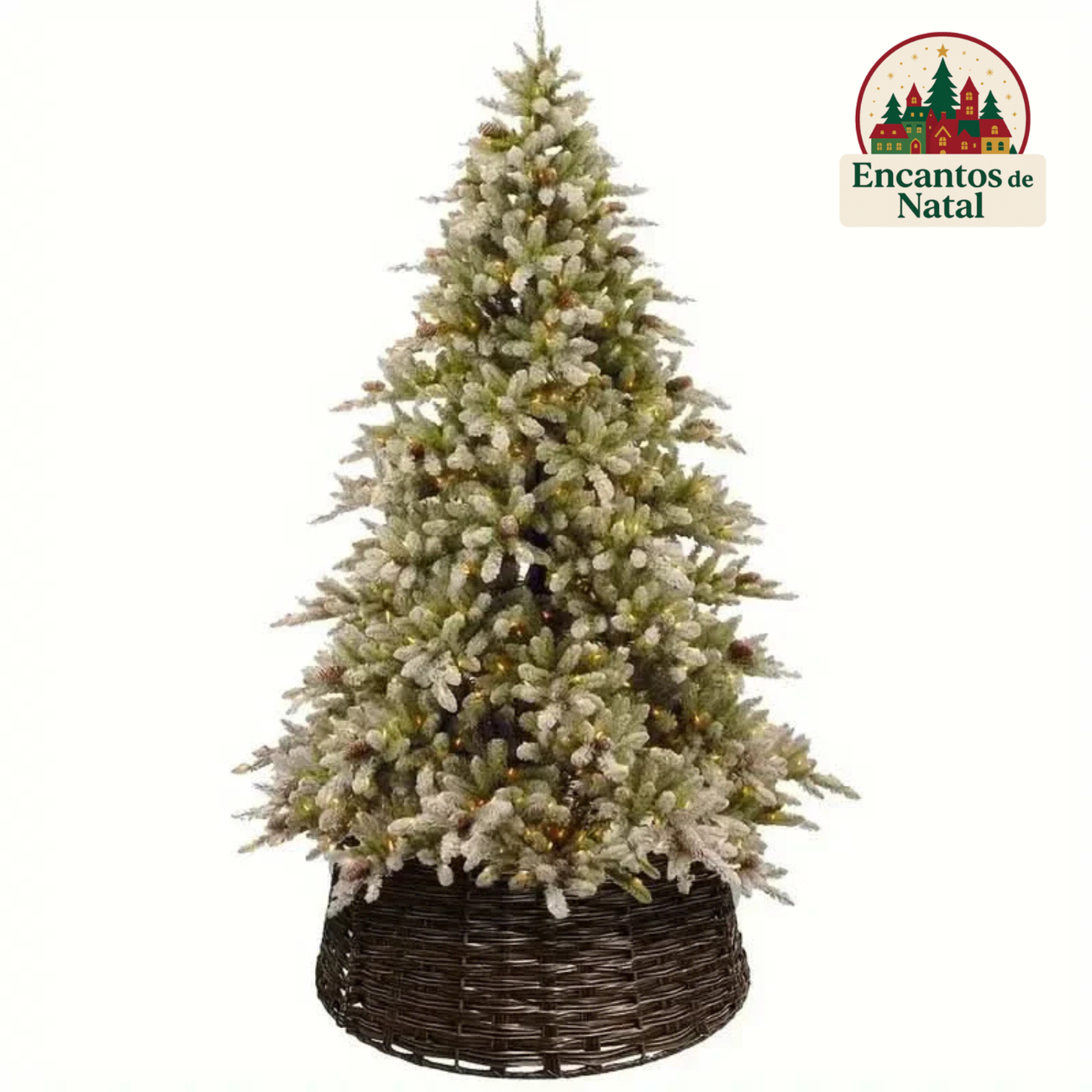 Saia Árvore de Natal Artesanal Tamanho: 60x40x25cm