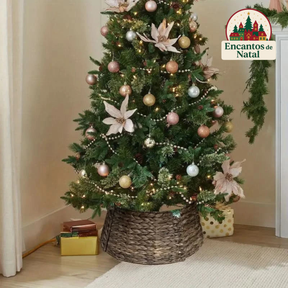 Saia Árvore de Natal Vintage Tamanho: 60x40x25cm