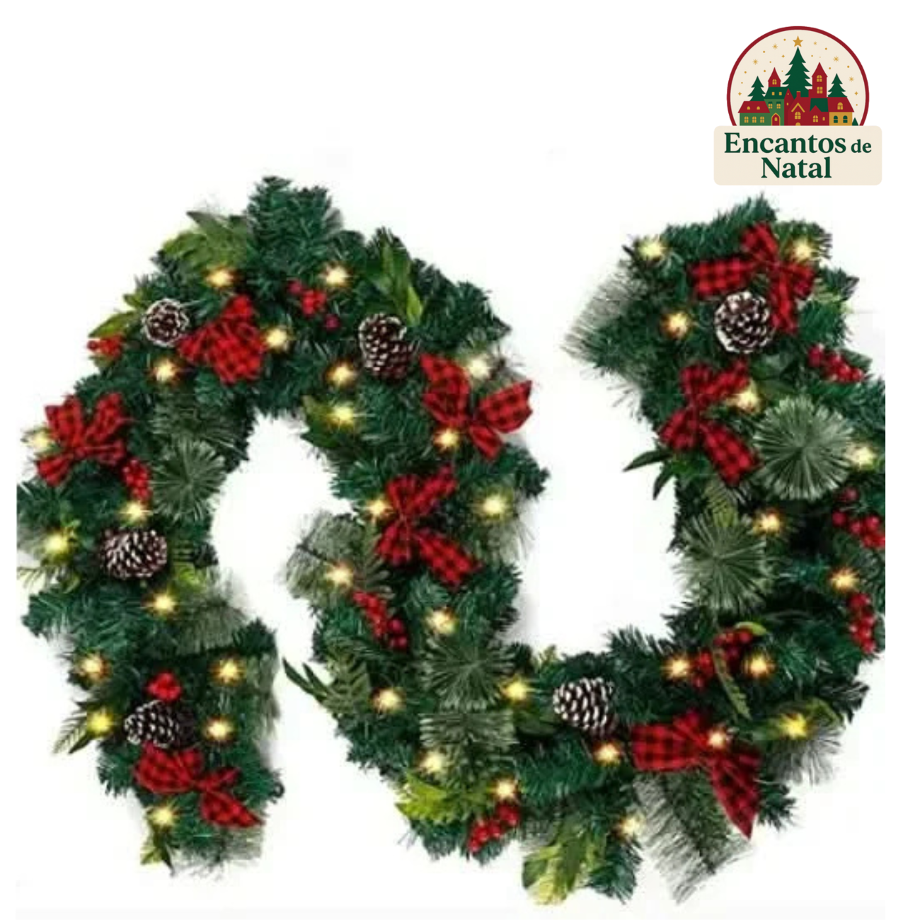 Festão de Natal Decorativo 6M