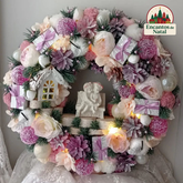 Guirlanda de Natal Luxo com LED – 65cm