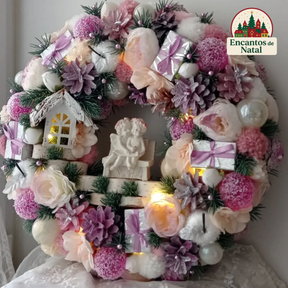 Guirlanda de Natal Luxo com LED – 65cm