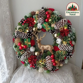 Guirlanda de Natal Luxo com LED – 55cm