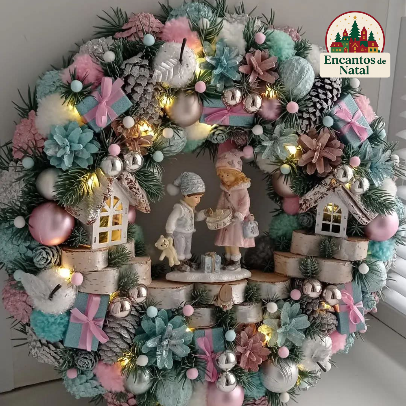 Guirlanda de Natal Luxo – 65cm