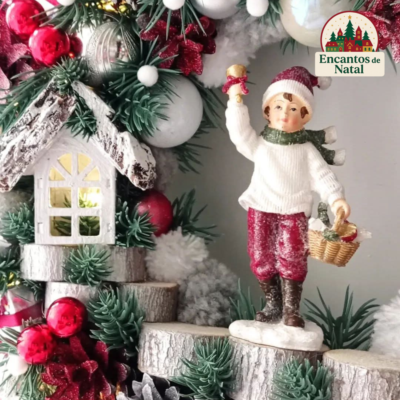 Guirlanda de Natal Luxo – 65cm