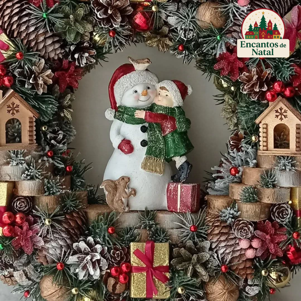 Guirlanda de Natal Luxo – 70cm