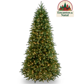 Árvore de Natal Highland Pine com Galhos Articulados, Suporte Metálico e Micro LEDs Embutidos