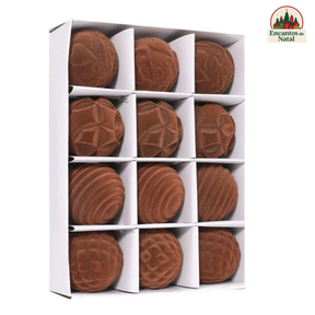 12 Bolas de Natal 6cm Plásticas com Acabamento em Veludo – Toque de Elegância na Sua Decoração