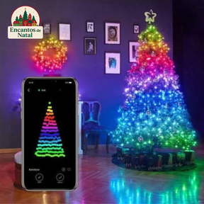 Pisca Pisca Led Smart Natalino - Controle Via Celular com 16 Milhões de Cores
