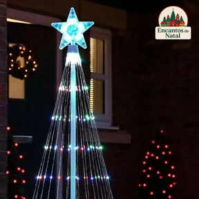 Rede de LED para Árvore de Natal – Brilho Uniforme e Praticidade